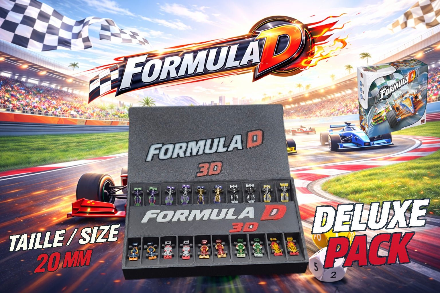10 Voitures F1 miniatures personnalisées pour Formula D Année 1994 - 3Dpaint Game