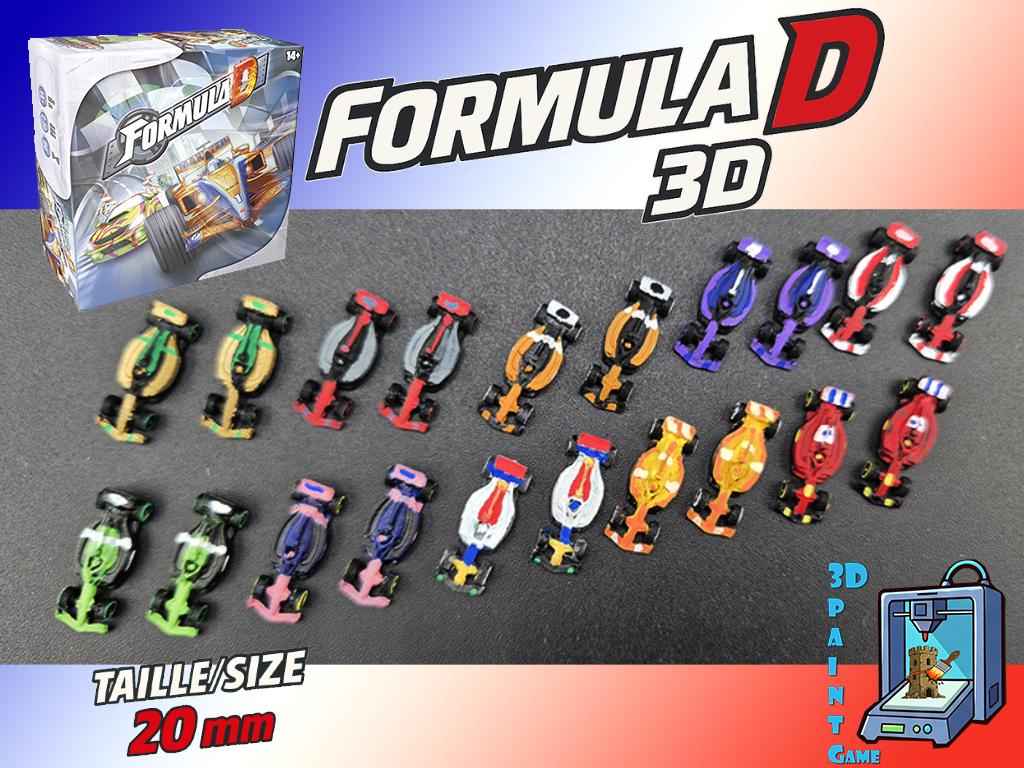 10 Voitures F1 Miniatures Personnalisées Formula D 2024