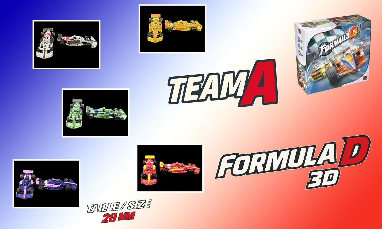 10 Voitures F1 Miniatures Personnalisées Formula D 2025