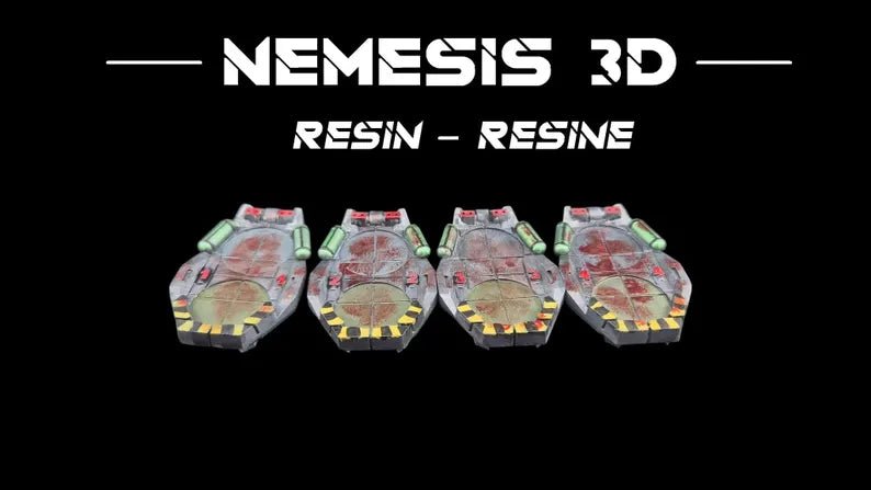 Capsules de Sauvetage 3D Résine Peintes Nemesis