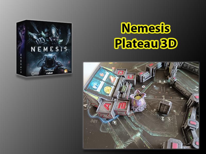 Nemesis 3D Board Hand-Painted Upgrades