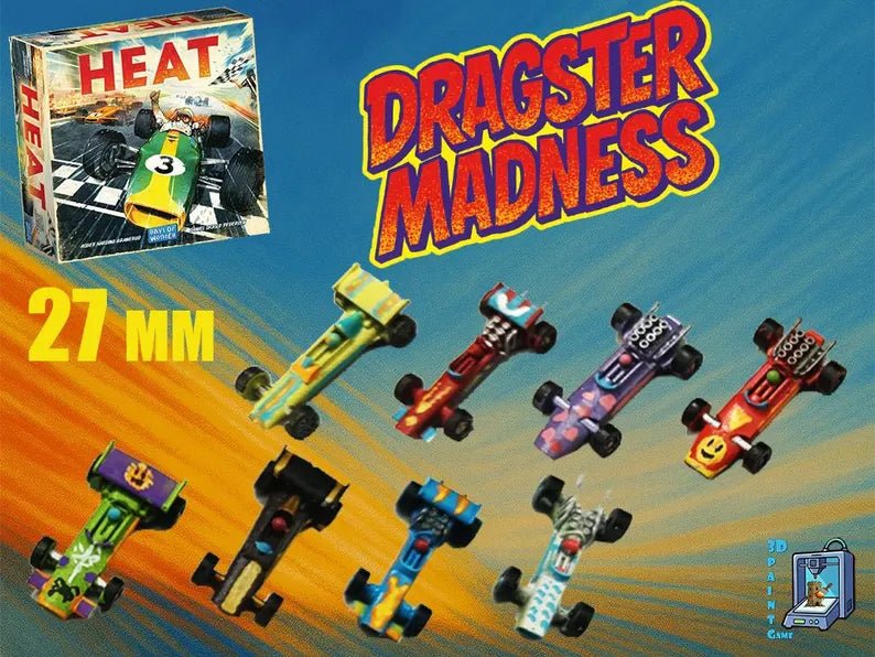 Voitures Dragsters 3D HEAT Pedal to the Metal