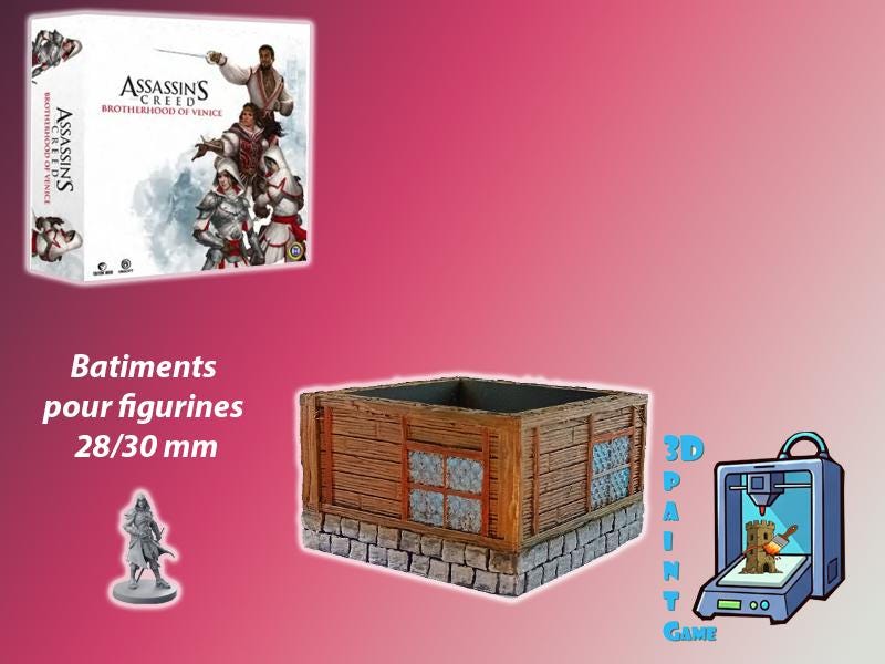 batiments-3d-pour-jeu-de-plateau-compatible-assassins-creed-7-decors-imprimes-maisons-prisons-taverne