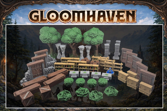 Gloomhaven décors 3D - 3Dpaint Game