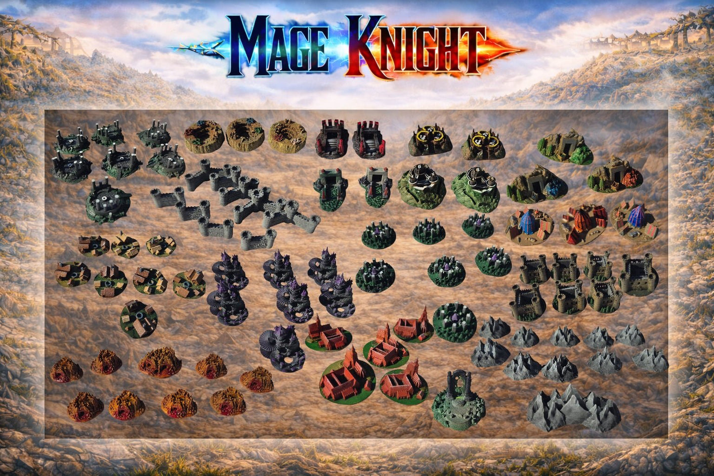 Mage Knight 3D Haute qualité en résine - 3Dpaint Game