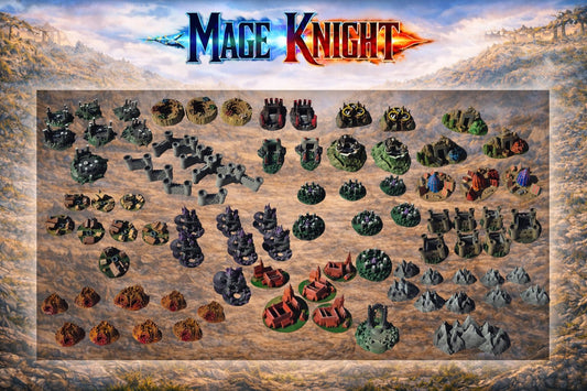 Mage Knight 3D Haute qualité en résine - 3Dpaint Game