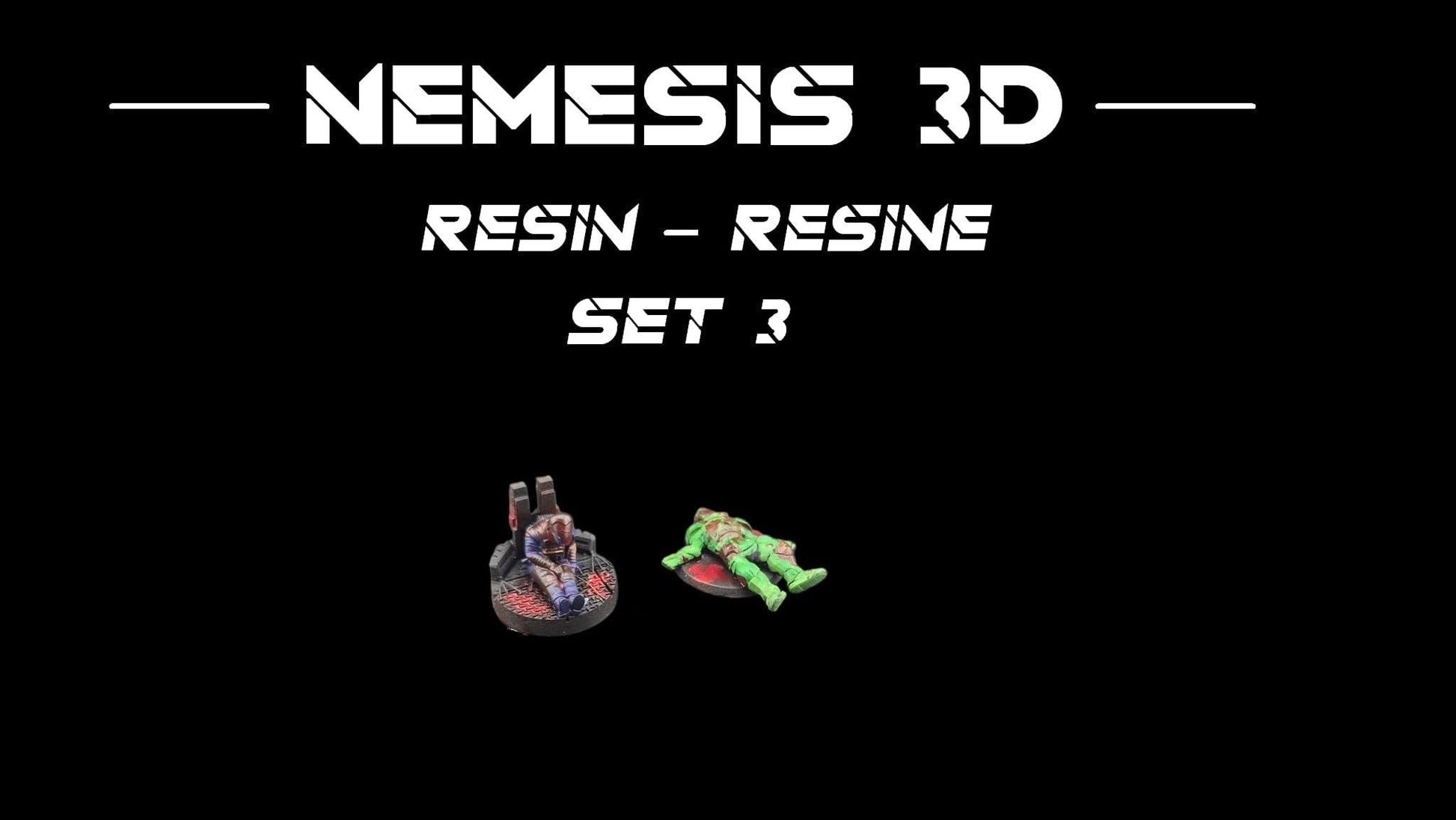Nemesis 3D en resine Hight quality – Version peinte à la main - 3Dpaint Game