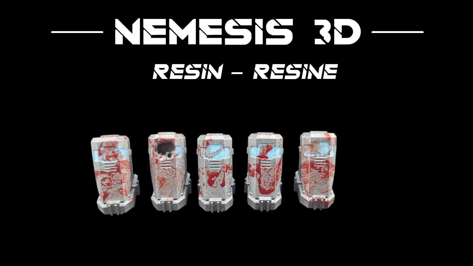 Nemesis 3D en resine Hight quality – Version peinte à la main - 3Dpaint Game