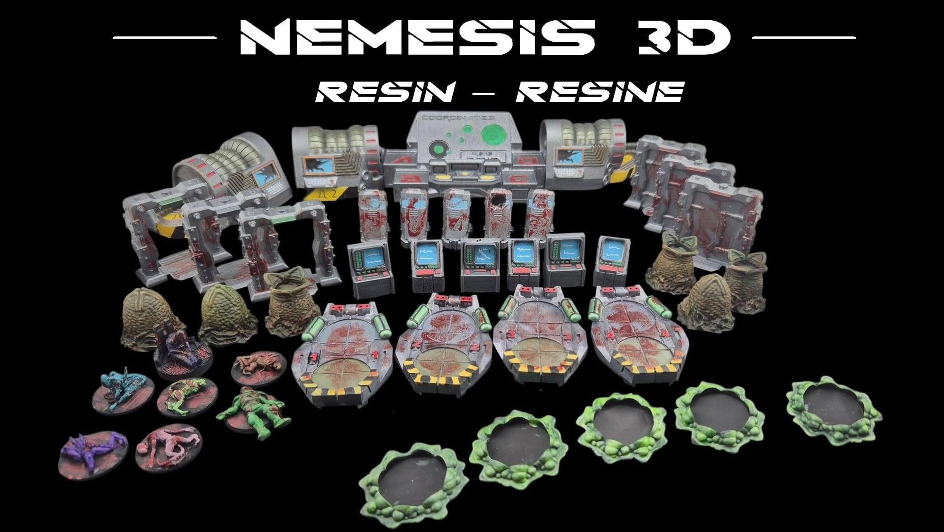 Nemesis 3D en resine Hight quality – Version peinte à la main - 3Dpaint Game