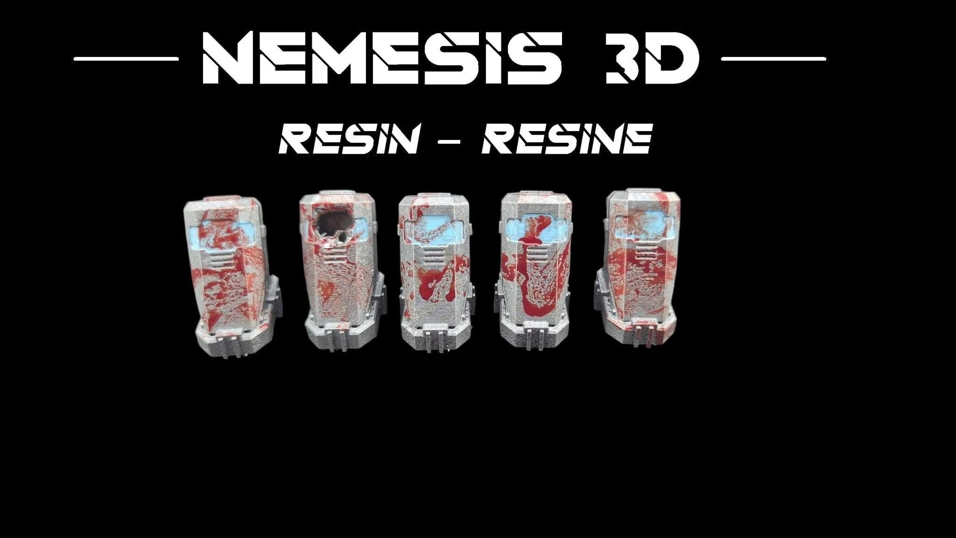 Nemesis 3D en resine Hight quality – Version peinte à la main - 3Dpaint Game