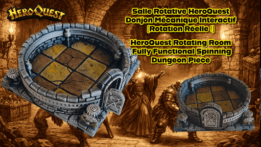 Salle Rotative HeroQuest – Donjon Mécanique Interactif