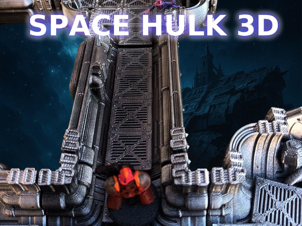 Set 3D complet / Complete 3D Set compatible Space Hulk boardgame– jetons & plateaux PLA peints à la main - 3Dpaint Game